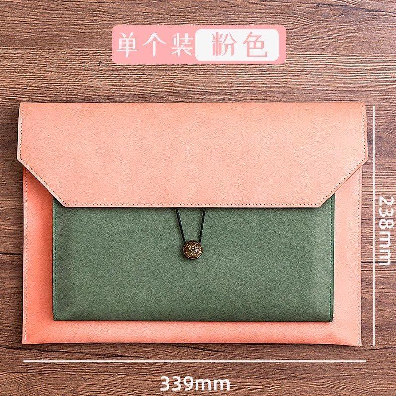 

A4 leather file bag, document bag, women s handbag, archive bag, storage book, thickened waterproof business document bag