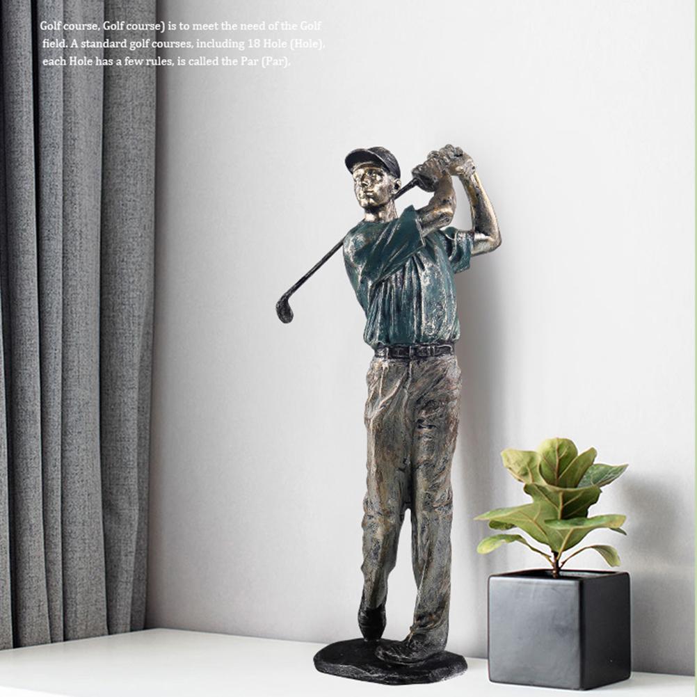 Luxury Character Figurine Modern Sport Statue Art Figurines Nordic Resin Crafts for Living Room Home Decoration