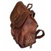 NOVINKA Pánský batoh z pravé kůže Satchel Brown Vintage Bag Rusksack na notebook