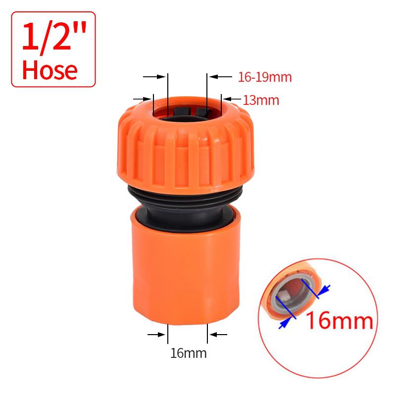 Hose Quick Connectors 1/2'' 3/4" Garden Quick Hose Connector for Garden Irrigation Water Pipe Extender Connector Accessories