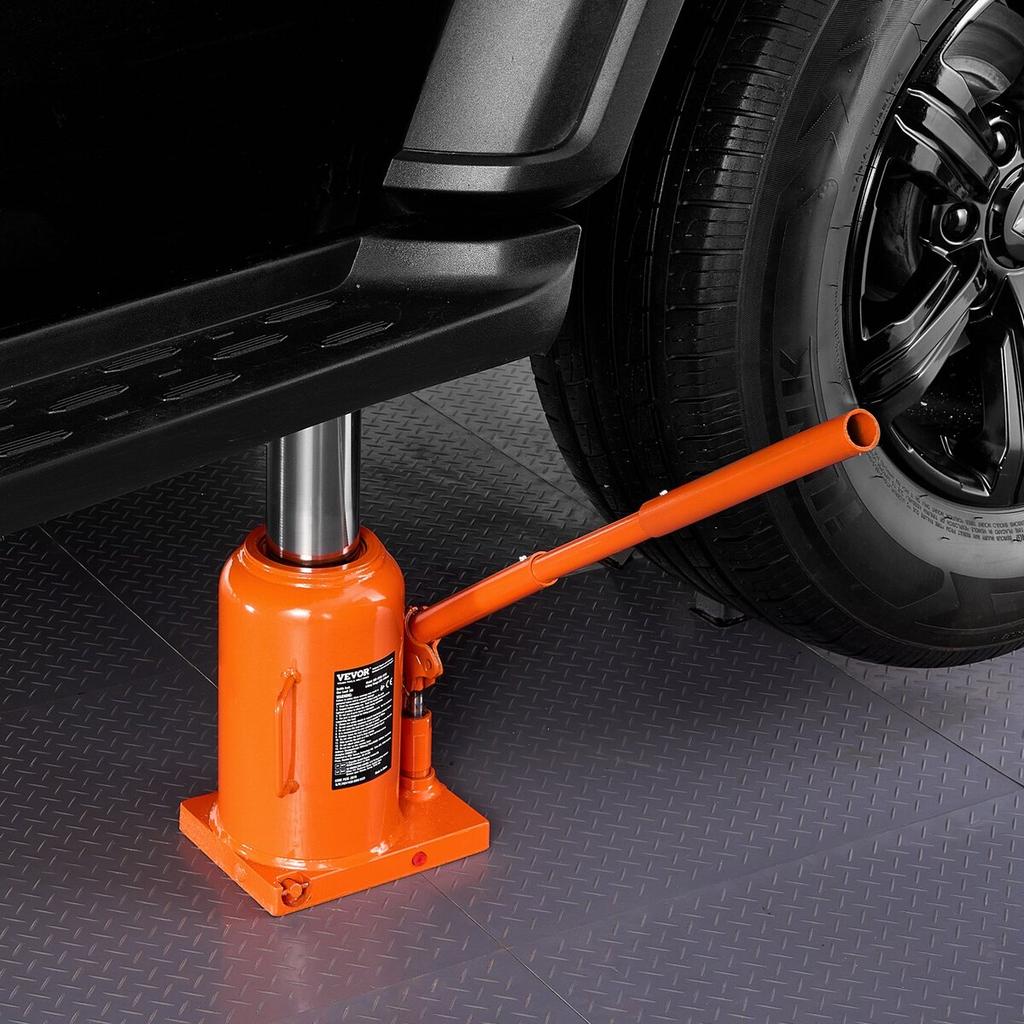 Hydraulic Bottle Jack 50 Ton Manual High Lift Automotive Car Repair Shop