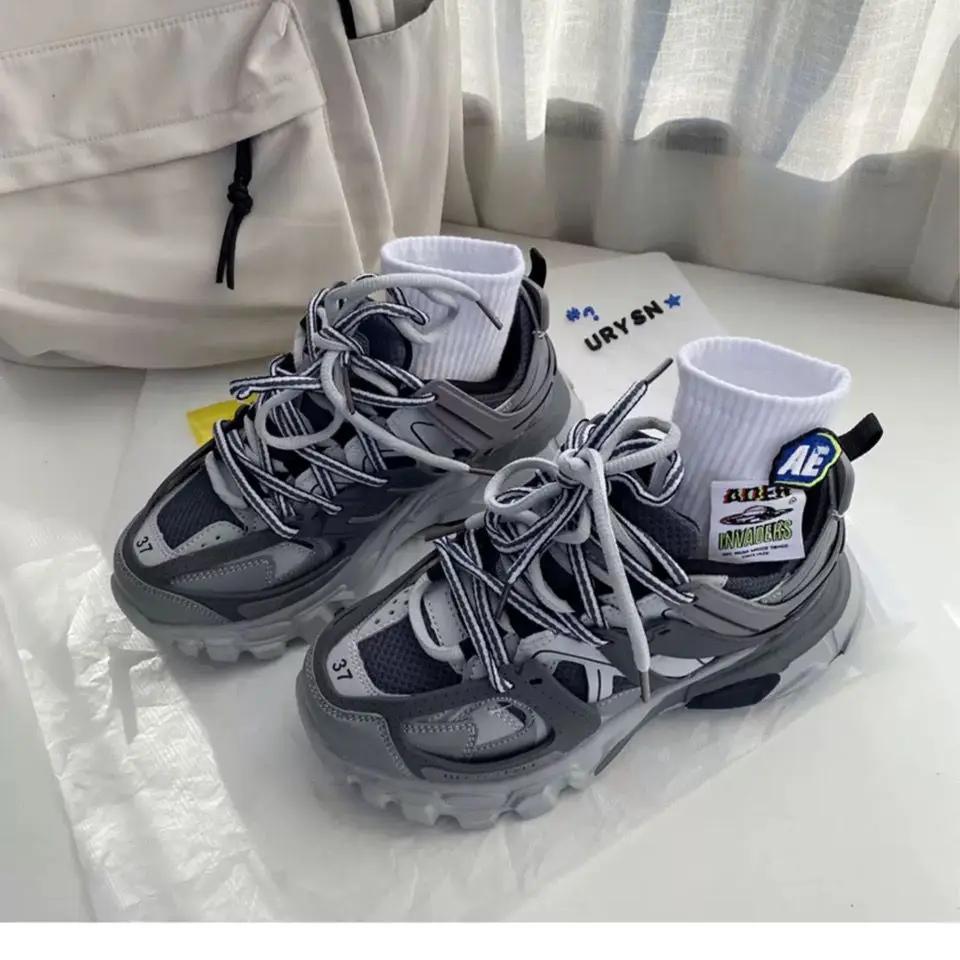 Módní dámské růžové robustní běžecké boty tenisky pánské atletické sportovní tenisky Zaptillas Deporte MujerTrekové boty Chaussure Homme