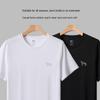 Septwolves Men's Geometric Wolf Print 100% Cotton Short Sleeve T-Shirt