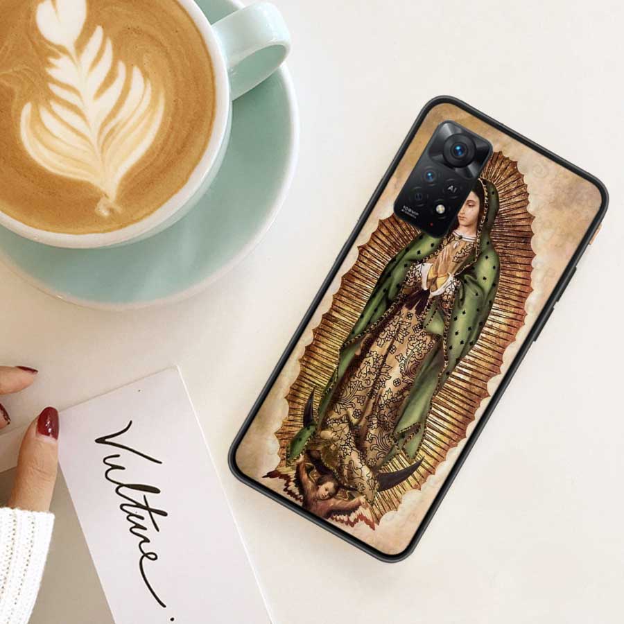 Virgin De Guadalupe Virgen Mary Phone Case For Redmi Note 14 13 Pro 5G Plus 12 12C 10 10A 10C 9 9A 9C 9T 8 8A K60 K70 Pro Xiaomi