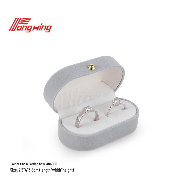 

Lux Velvet Jewelry Box for Rings & Earrings - Elegant Storage Solution