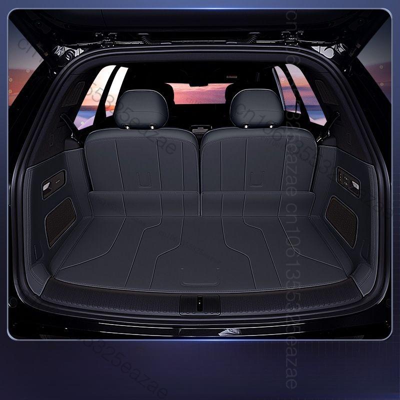 For Tesla Model YL 2026 2025 2027 Leather Trunk Mats Fully Surrounded Waterproof Non-Slip Liner Custom Floor Mat Accessorie