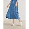 Inman Women's Lyocell Cotton Denim Overall Dress