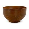 Miso Soup Heat Woodgrain Made In Brown Bowl, 370cc, 12.2×H7.6cm, Resistant, Finish, Japan,