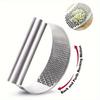 Convenient Stainless Steel Garlic Press with Minced Ginger Crusher - Manual Kitchen Tool, Easy Chopping for Home and Restaurant Use, Garlic Crusher