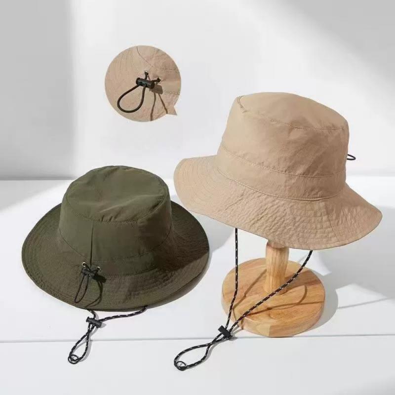 Waterproof Foldable Fisherman Hat Summer Lightweight Quick-Dry Sun Protection Outdoor Cap For Hiking Unisex Windproof Breathable Packable Bucket Hat