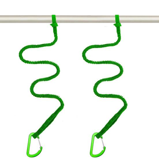 1/2/4Pcs Kayak Paddle Leash Elastic Bungee Strap Lanyard Rope Lightweight Kayak Rod Leash for Boating Fishing Rafting Canoeing