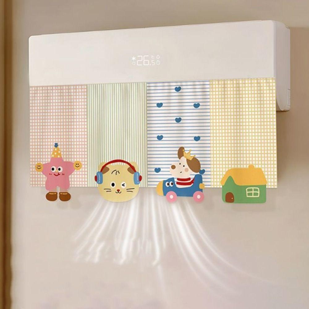 Cartoon Air Conditioning Wind Shield Anti-Direct Blowing Air Conditioning Baffle  Office Use