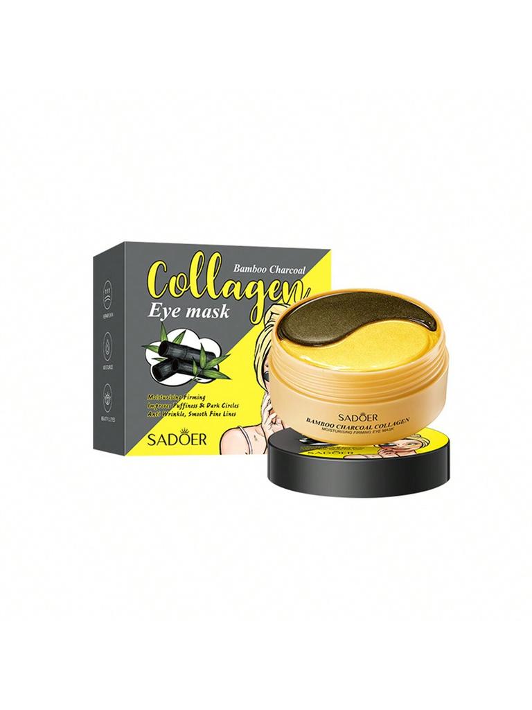 30Pairs Set BAMBOO CHARCOAL COLLAGEN MOISTURISING FIRMING EYE MASK,Reduce Fine Lines Around The Eyes