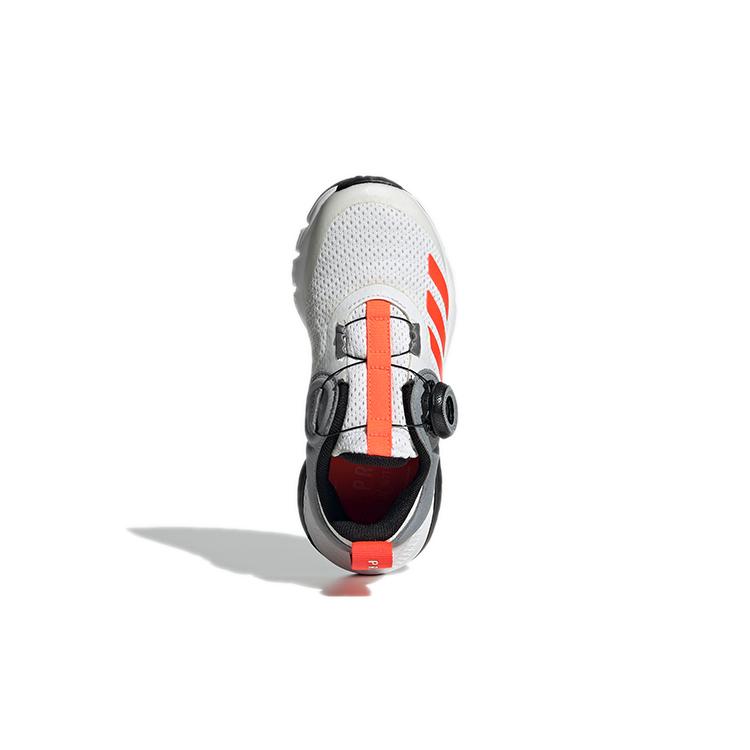 adidas Boa K Slip Resistant, Abrasion Resistant, Breathable Low Top Kids' Running Shoes White Gray Kids' FZ5056