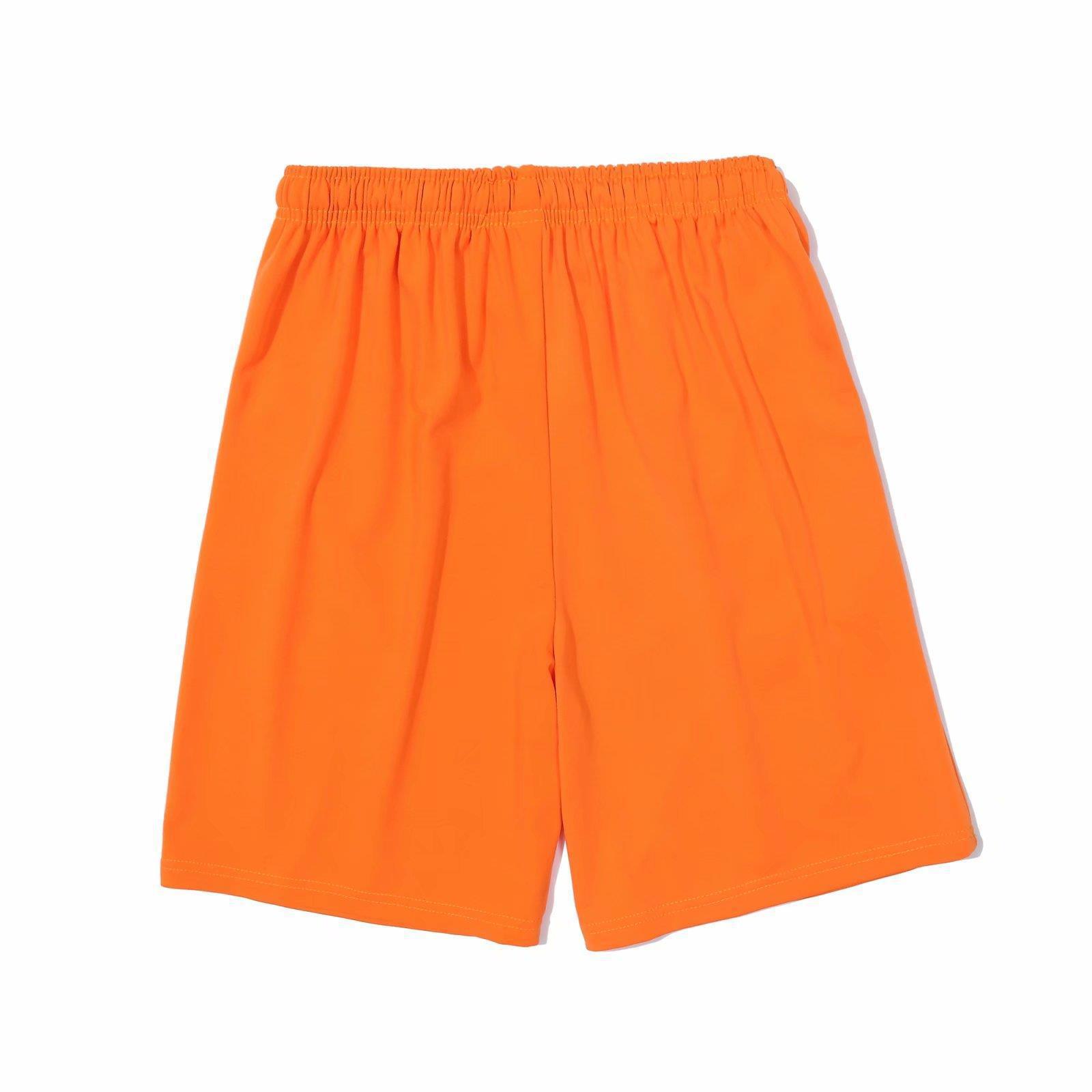 

Мужские свободные шорты прямого кроя в гонконгском стиле с корейскими мотивами. Универсальный однотонный дизайн для повседневных, спортивных или модных образов. M оранжевый