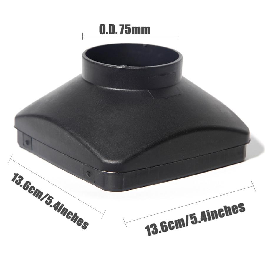 New 1 PC New Plastic Single Hole Outlet For Air Diesel Parking Heater Durable 75mm