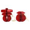 Chinese New Year Decoration Lantern Red Paper Hanging Ornaments Spring Festival Table Centerpiece for Restaurant Bedroom Events
