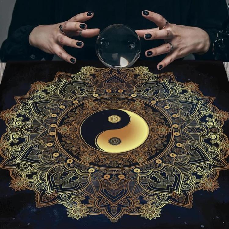 Metaphysical Game Mat Pendulum Divinations Altar Tablecloth Board Game Card Pad