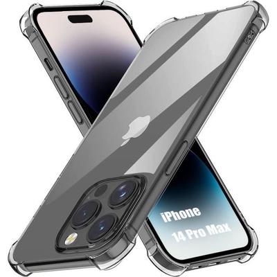 Case - BOOLING - for iPhone 14 Pro Max - Silicone - Shockproof - Transparent - Flexible