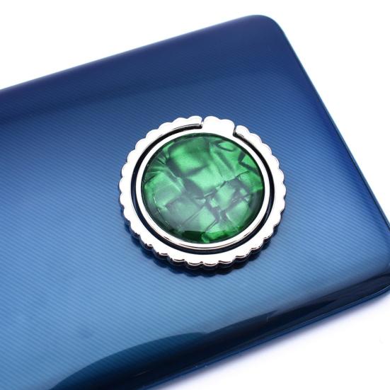 Finger Ring Holder 360 Degree Rotation Colorful Round Shell Pattern Phone Grip Finger