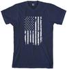 Threadrock Mens White American Flag T Shirt United States American Pride USA