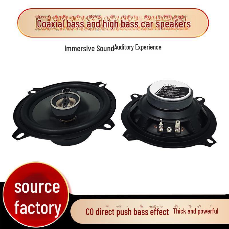 High-Fidelity Coaxial Car Speakers: Full-Range, Multi-Size for High-Pitched & Mid-Bass Sound