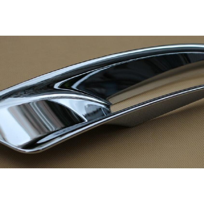 For Mazda 3 Sedan 2014-2018 Chrome Bumper Reflector Fog Light Cover Surrounds