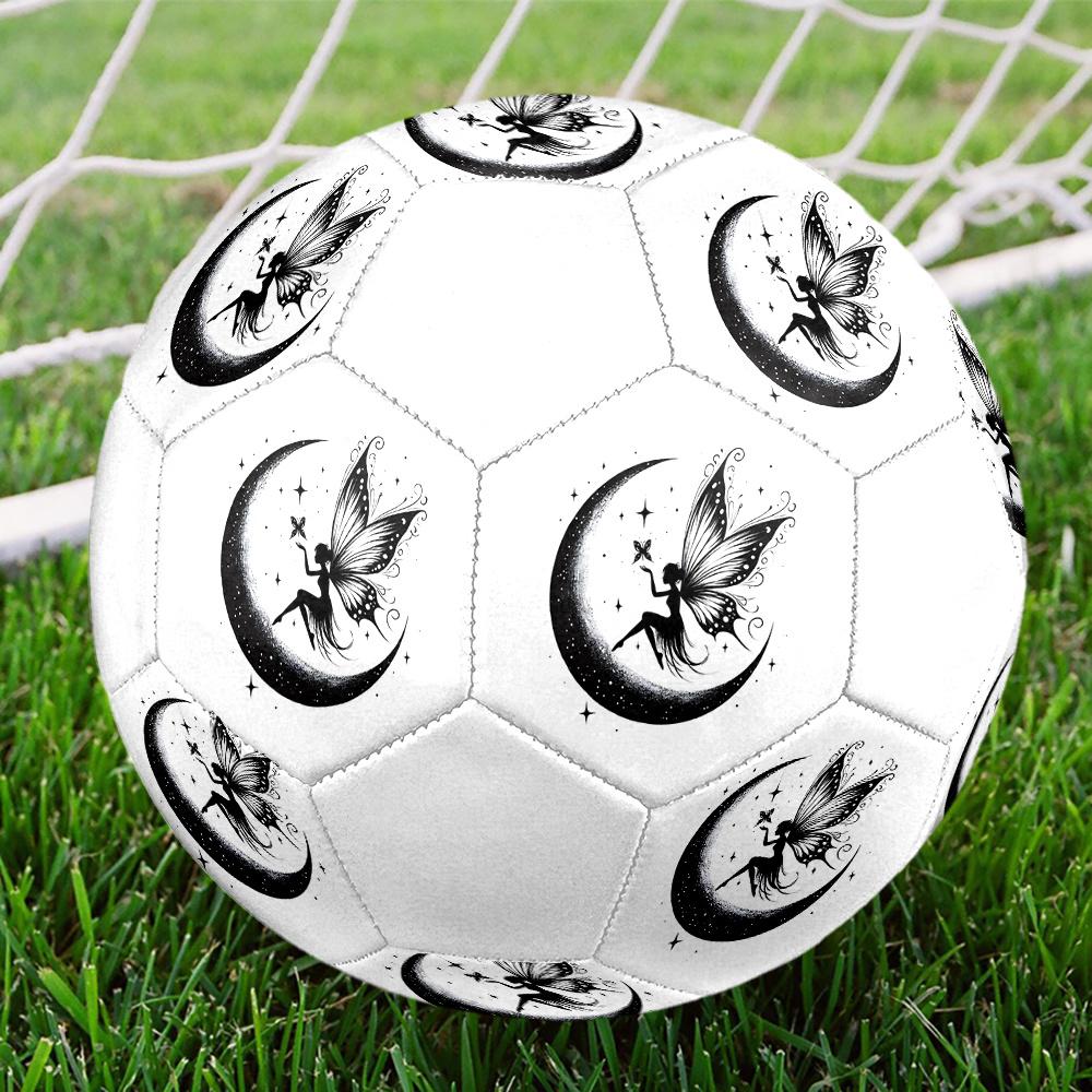 1 Stück Mondlicht Feenflug Fußball Größe 5 Fußball Maschinengenäht Indoor/Outdoor Universeller Fußball Geschenk W136