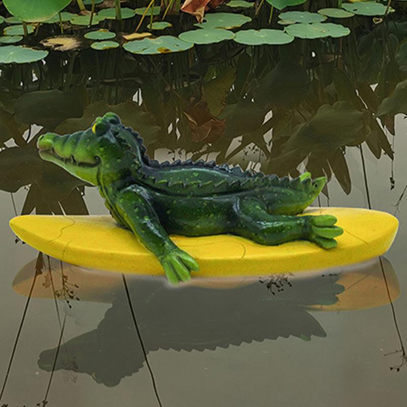 Outdoor Animal Decor Floating Realistic Resin Sculpture Cute Outdoor Balconies Decoration Multipurpose Figurines For Home Garden