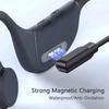 VAORLO 4 Pin 60CM Magnetic Charging Cable Suitable For New X7 Headset DGS10 Bone Conduction Bluetooth Sports Wwimming Headphones