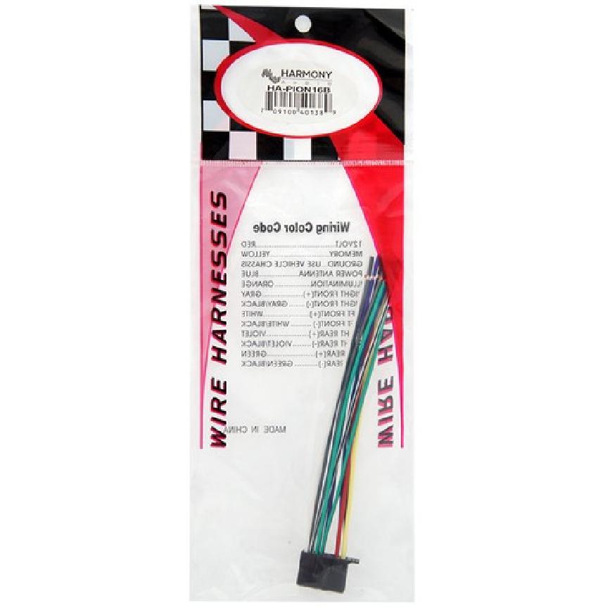 Pioneer DEH-P480MP Aftermarket Stereo Radio Receiver Replacement Wire Harness