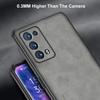 Luxury PU Leather Case For OPPO Reno 8 7 4G 6 Pro Plus 7Z 5G Cover Matte Silicone Phone Case For OPPO Find X5 Pro X5 Lite