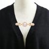 Retro Pearl Sweater Clip Brooch - Adjustable Shawl & Cardigan Scarf Clip for Skirt Waist Tightening