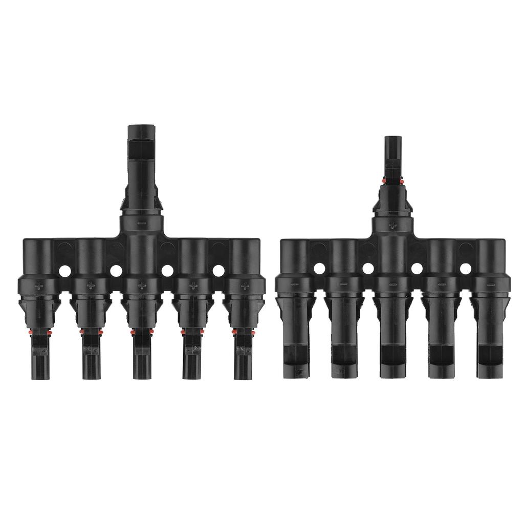 Abzweig-Solarsteckverbinder T-Steckverbinder für die Parallelverbindung zwischen Solarmodulen 5-fach IP67