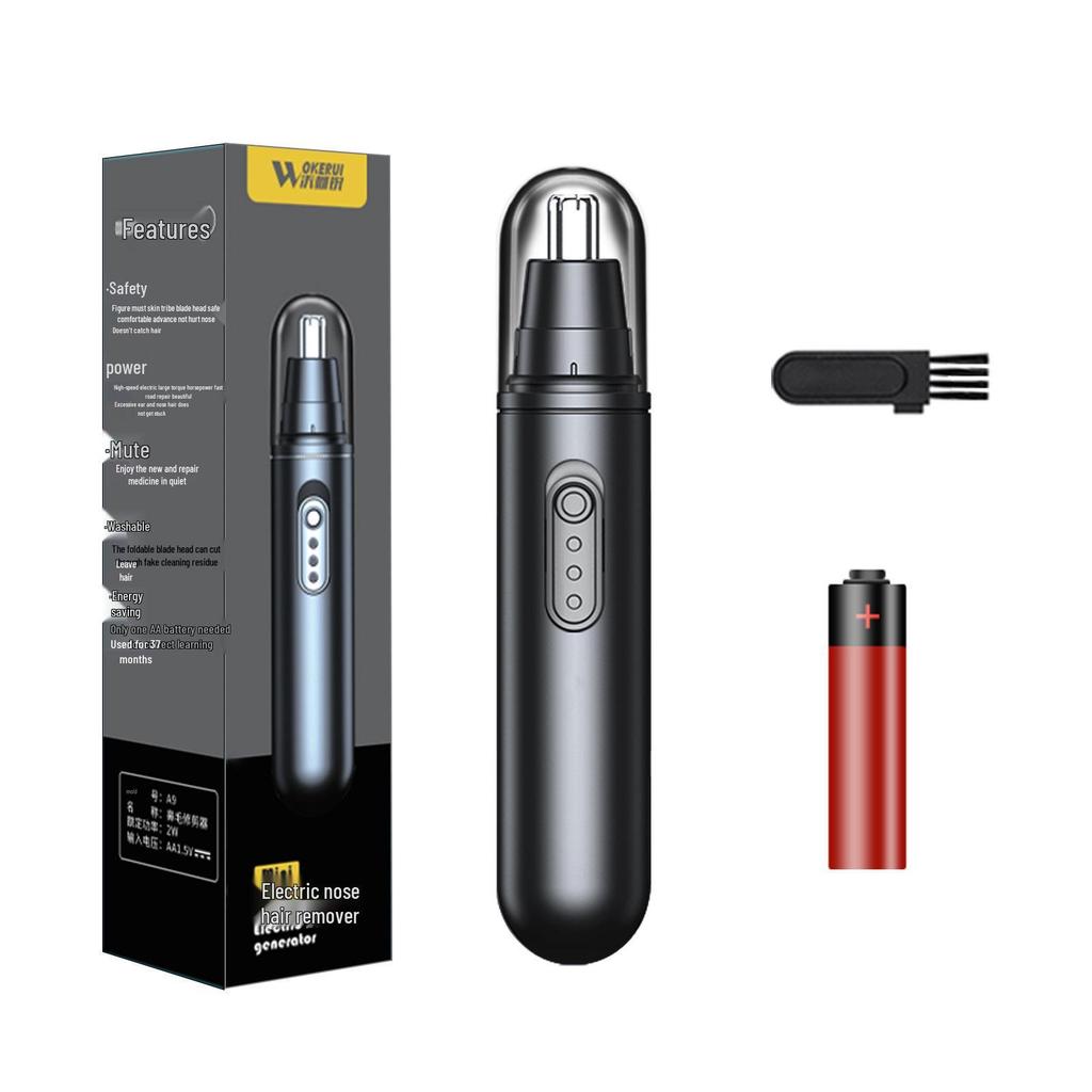 2-in-1 Electric Nose and Ear Hair Trimmer for Men