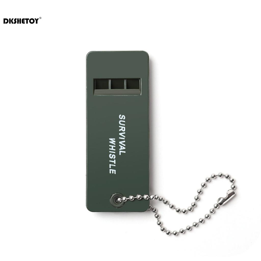 New Emergency Whistles for outdoor Camping rescue Keychain Triple Frequency Portable Plastic Whistle Boating Camping Hiking tool