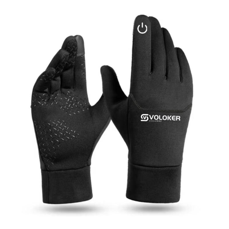 

Ветрозащитные Зимние Перчатки с Сенсорным Экраном: Нескользящие, Износостойкие, для занятий спортом на открытом воздухе для женщин и мужчин L