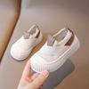 Girls' Canvas Shoes 2025 Spring and Autumn New Non-slip Children's Soft-soled Kindergarten Shoes Casual Baby Girl Board Shoes