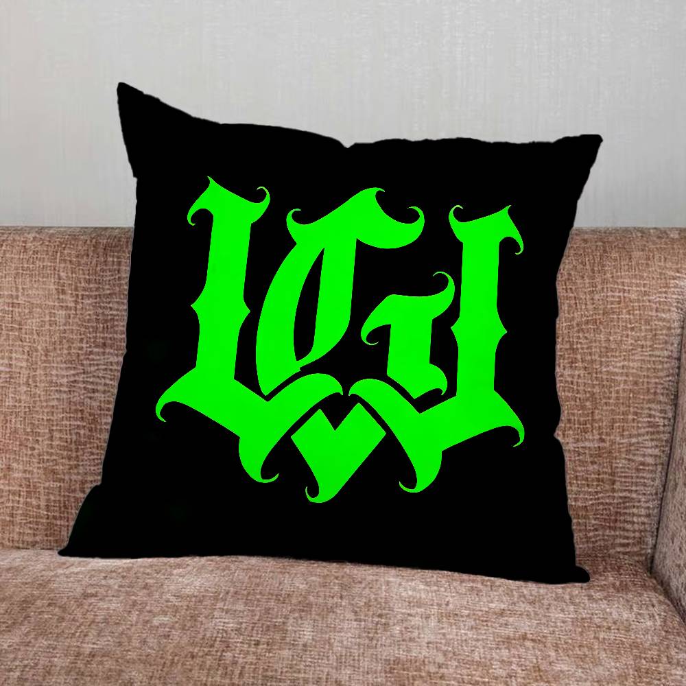 J-JC Reyes Los Green Lanters NACER DE NUEVO Pillow Case For Home Bedroom Car Office Decoration Living Room Sofa Cushion Cover
