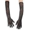 High Elasticity Long Gloves Transparent Opera Gloves Personality Mesh Gloves  Drama