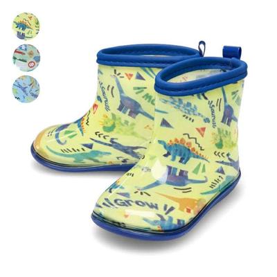 [Children's Clothing] Kids Foret (Kids Foret) Dinosaur and Working Car Pattern Rain Shoes/boots 14cm-20cm B81817