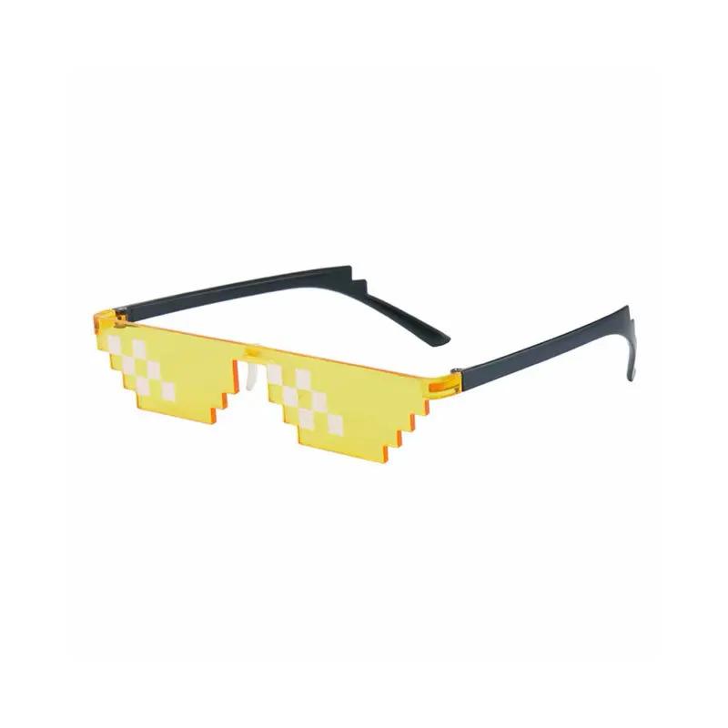 Unisex New Fashion Strange Mosaic Sunglasses Outdoor Driving Travel Fashion Dress Up Party Glasses UV Protective Sunglasses