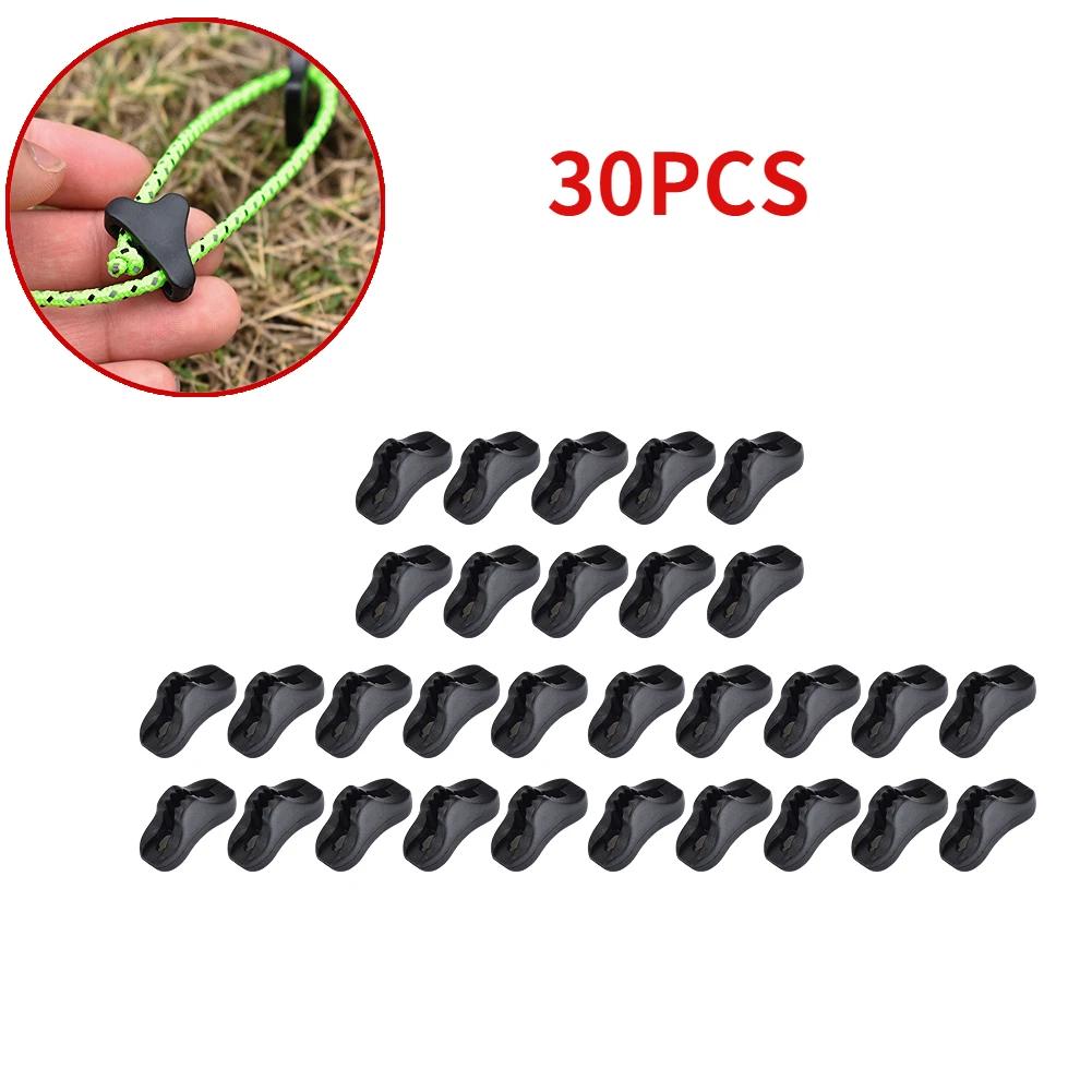 Camping Tent Fastener Wind Rope Buckles Triangle Anti Slip Cord Stopper Tools