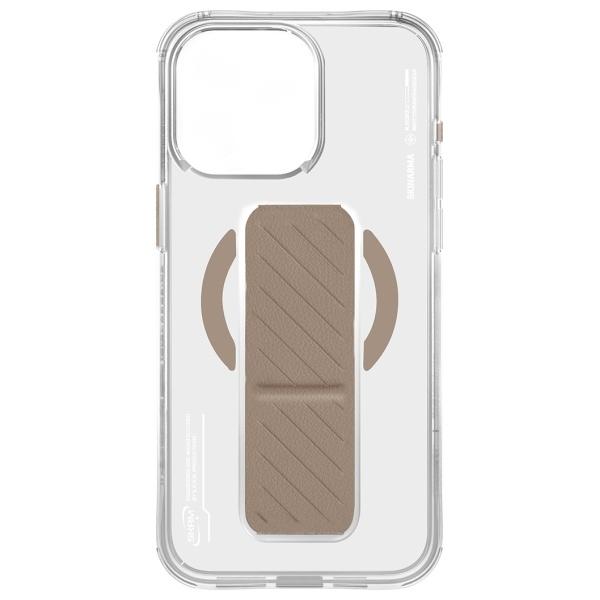 Skinarma Etui Axon Iphone 16 Pro Max     6.9 Magnetic Charging + Grip Stand Szampański/Champagne
