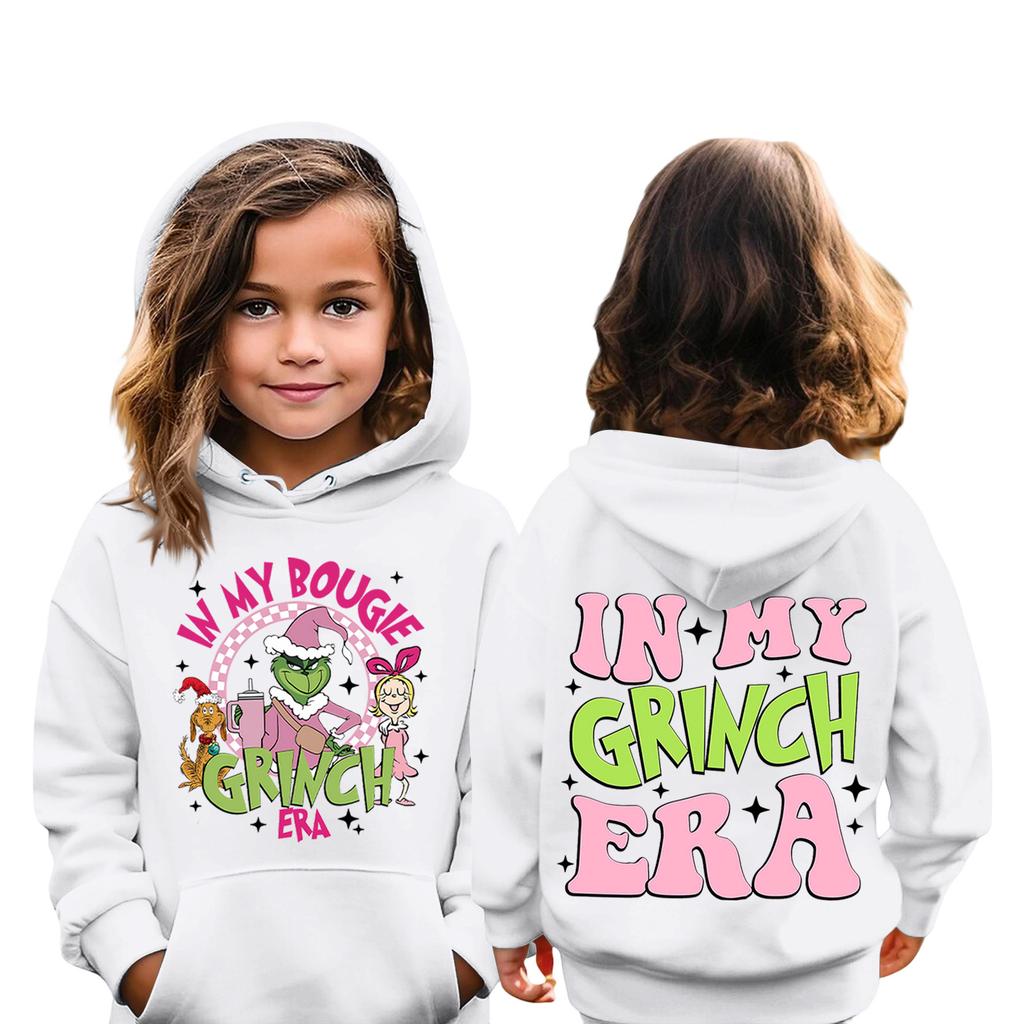 Jul Barnesweatshirt Langermet Lett Casual Hettegenser Løs Komfortabel Barnesweatshirt