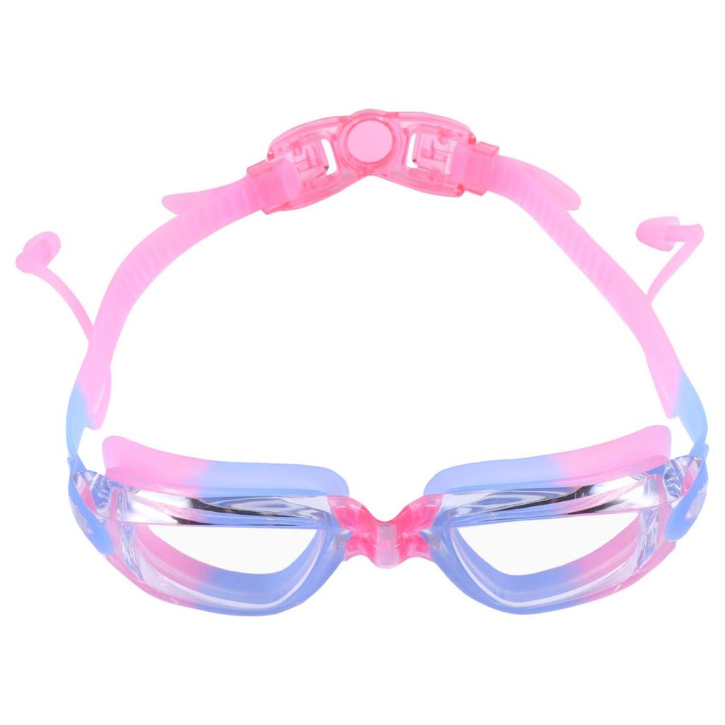 TOYMYTOY Swimming Goggles with Wide Field of Adjustable and Soft Silicone Cushion for and Underwater Use Kids' Anti-Fog View, Strap, Leak-Resistant,