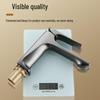 Elegant Black Tall Single-Hole Basin Faucet