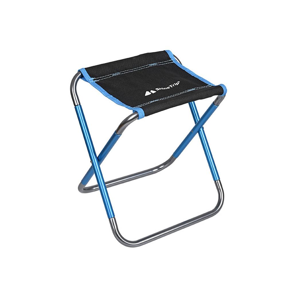 Aluminum Alloy Outdoor Portable  Folding  Stool Tear-resistant Comfortable Breathable Oxford Cloth Stable Bracket Fishing Travel Beach Chair
