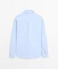Masimodutti Cotton Blend Stretch Shirt