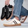 Fashion Fashion Male Casual Footwear 2025 New Anti-slip Tenis Masculino Lace Up Skateboard Shoe Genuine Leather Classic Outdoor Sneakers